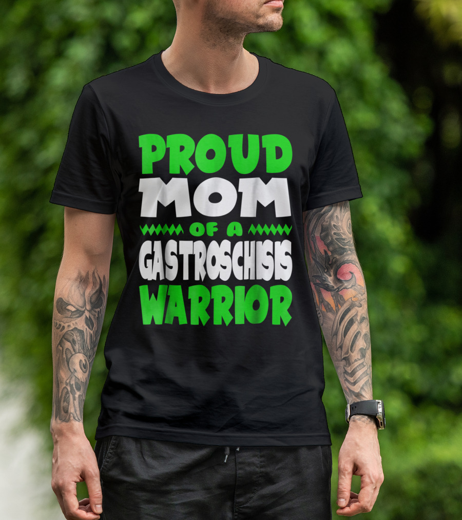 Proud Mom Of A Gastroschisis Warrior Awareness T-Shirt