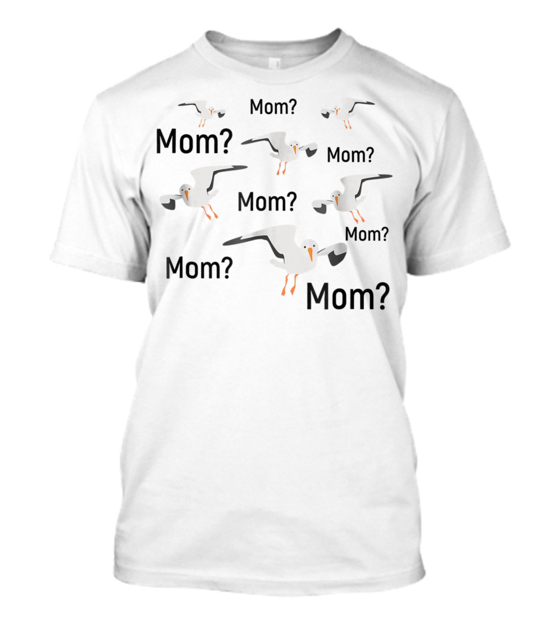 Seagull Mom Mom Funny Mothers Mom? Parenthood Birds Flying T-Shirt
