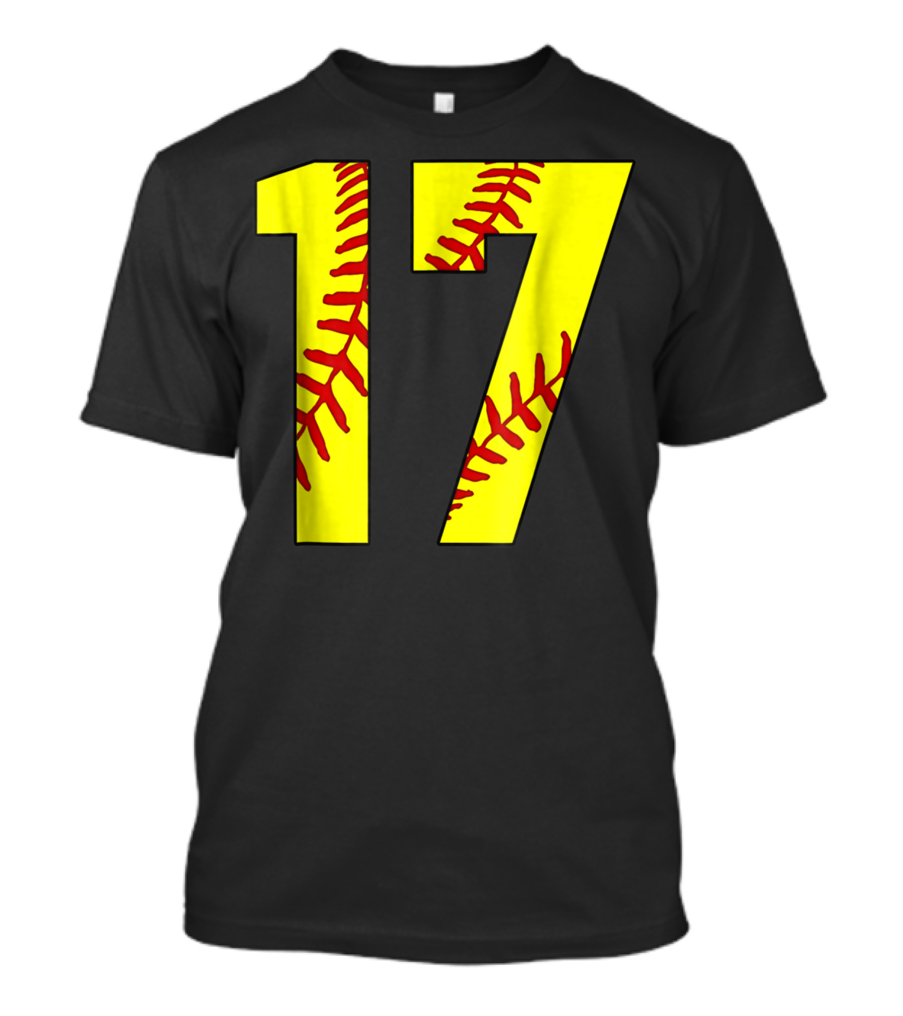 Softball Mom 17 Jersey Player Fan T-Shirt