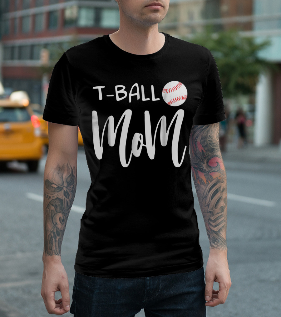 T-Ball Mom Baseball T-Shirt