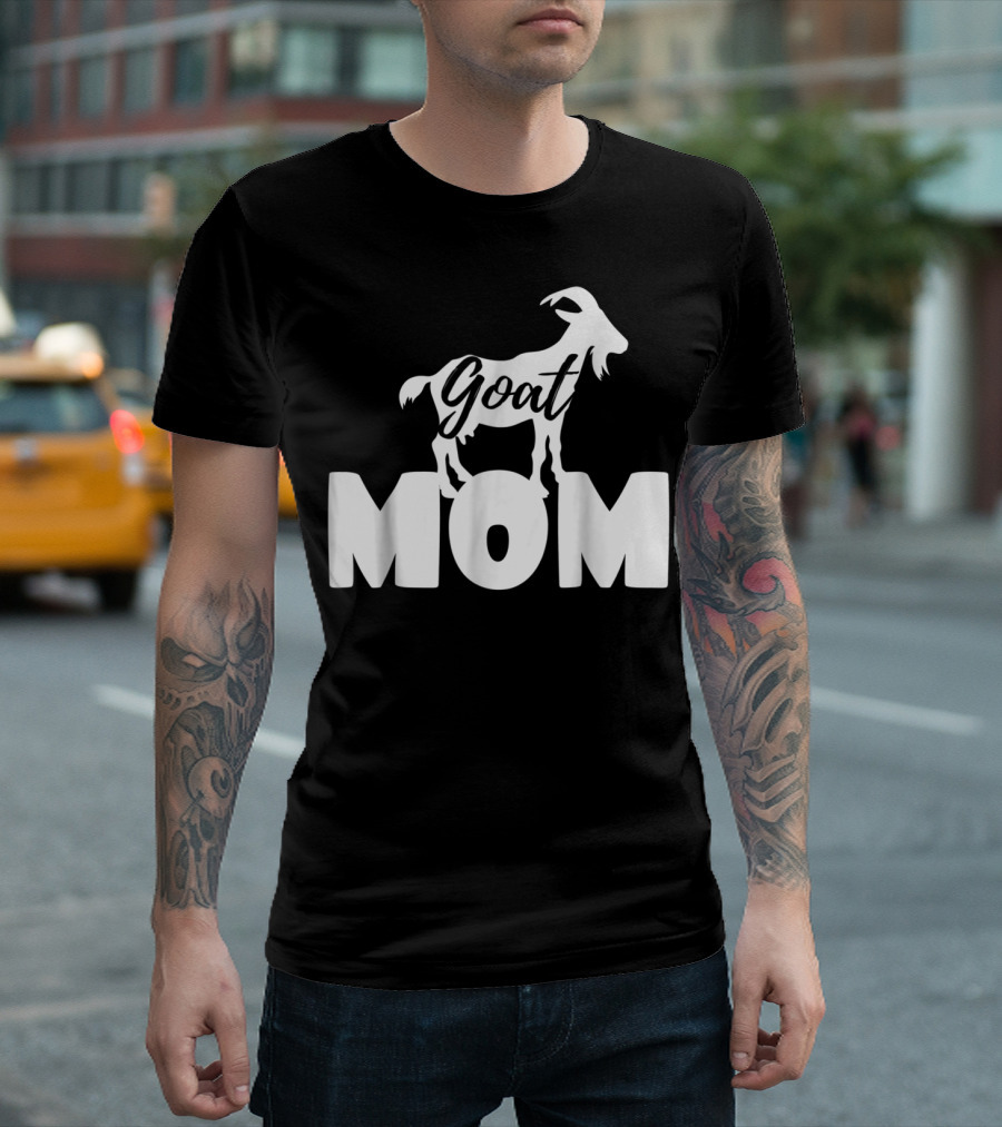Goat Mom Funny Goat Lovers Farm Farmer 19 T-Shirt