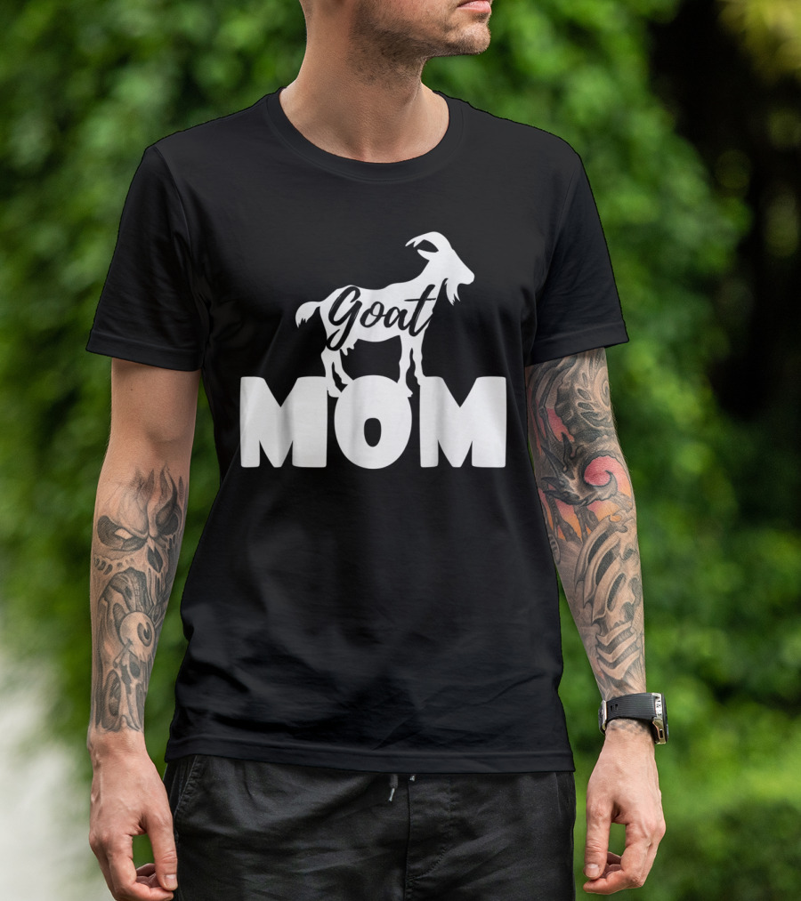 Goat Mom Funny Goat Lovers Farm Farmer 19 T-Shirt