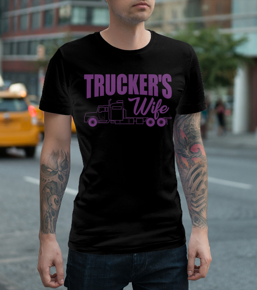 Trucker's Wife Nana Truck T-Shirt