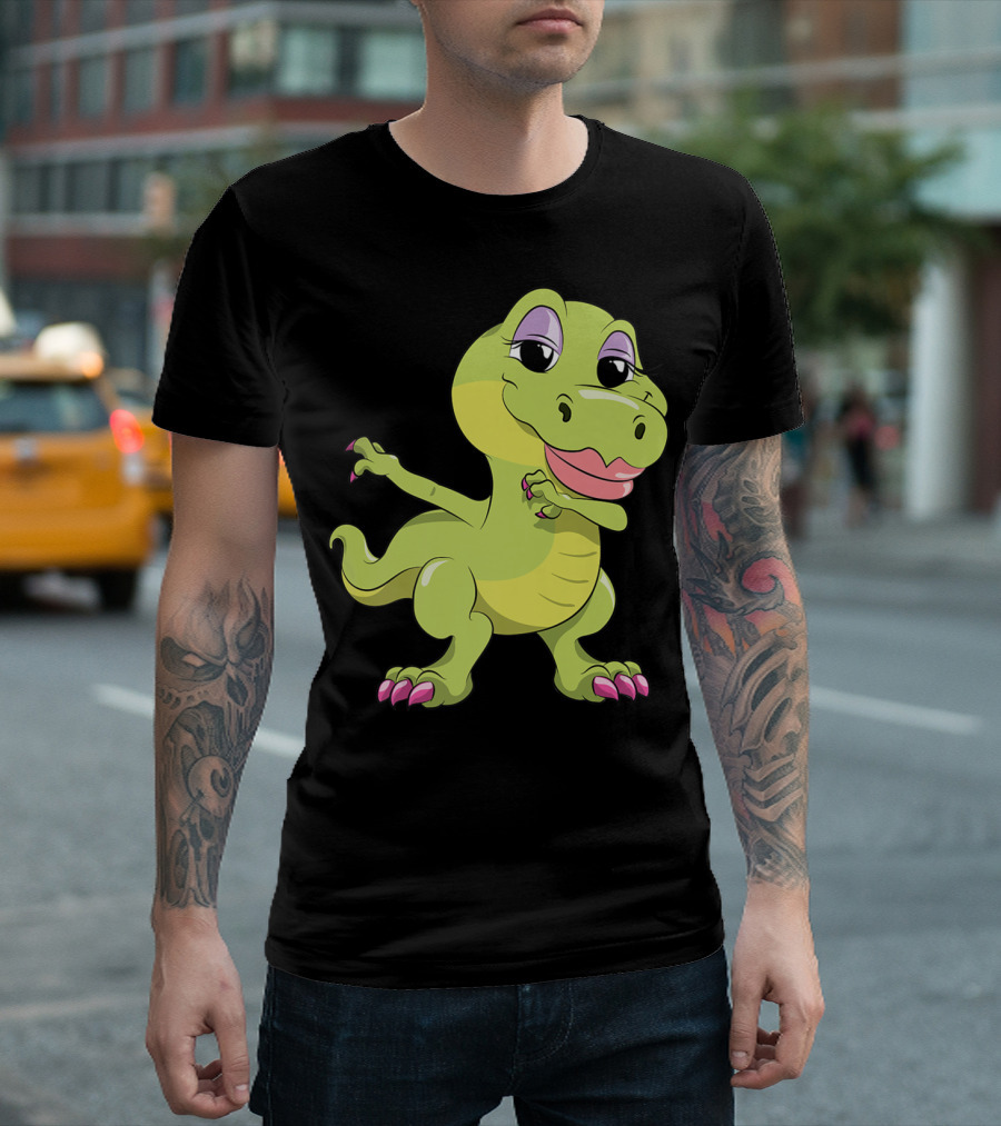 Unique Mamasaurus Mom S69 Cute Dinosaur Character T-Shirt