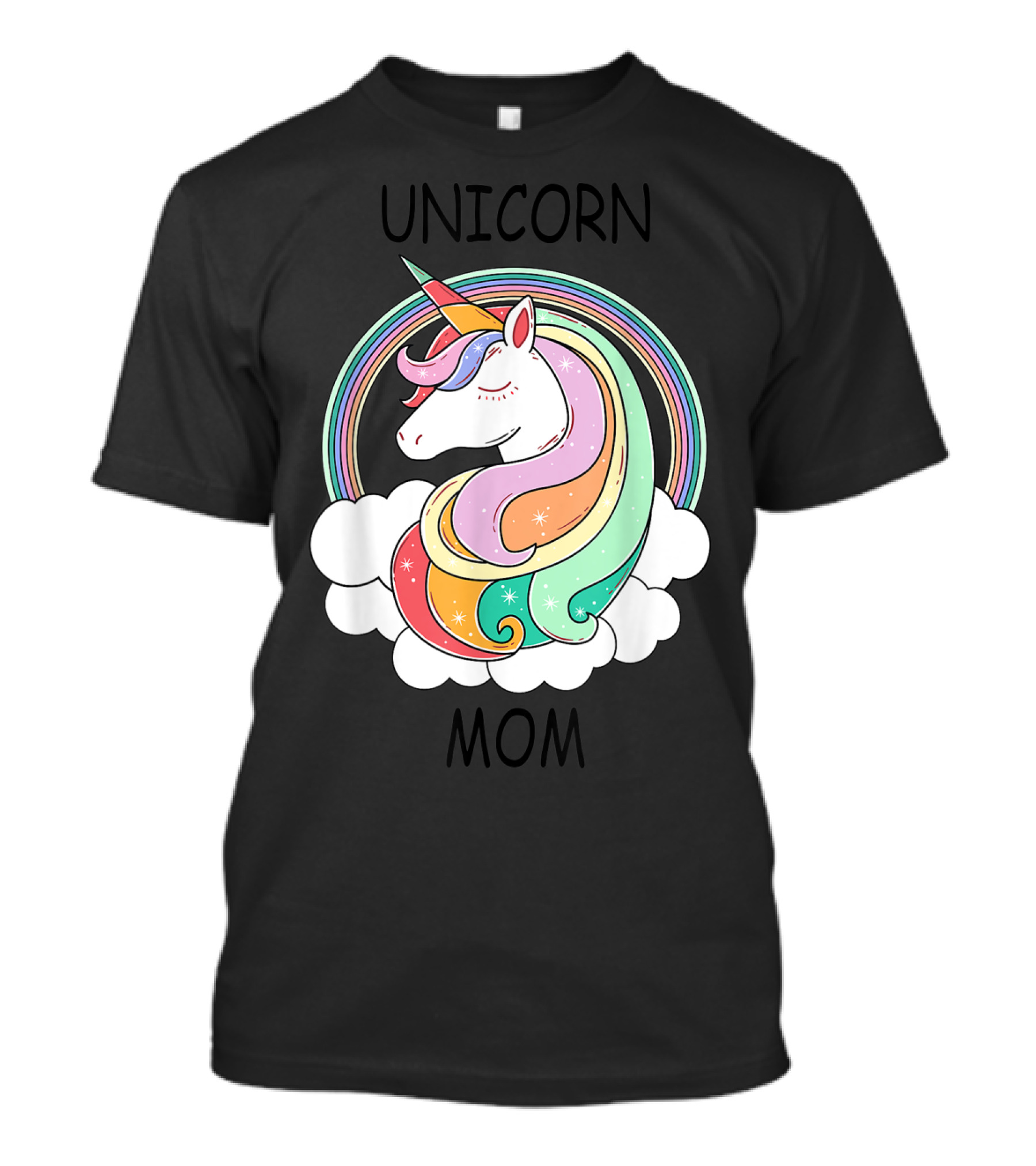Unicorn Mom Cute Funny Rainbow Unicorn T-Shirt