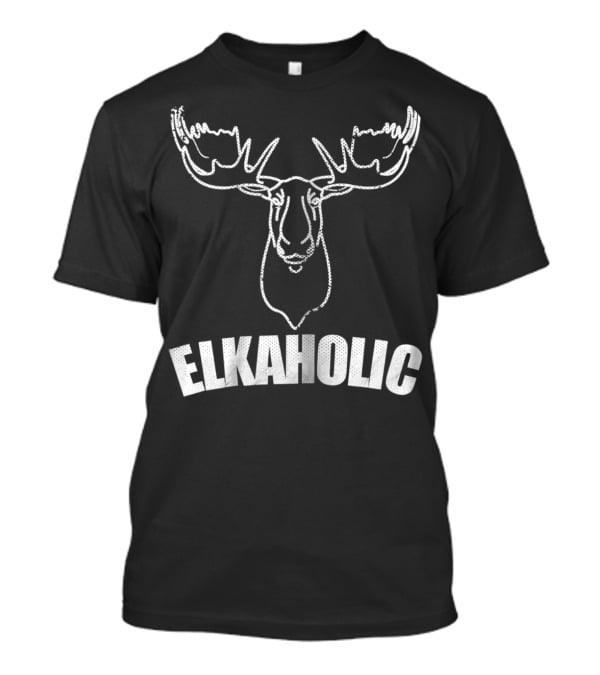 Elkaholic Funny Elk Hunting Mom Hunter46 T-Shirt