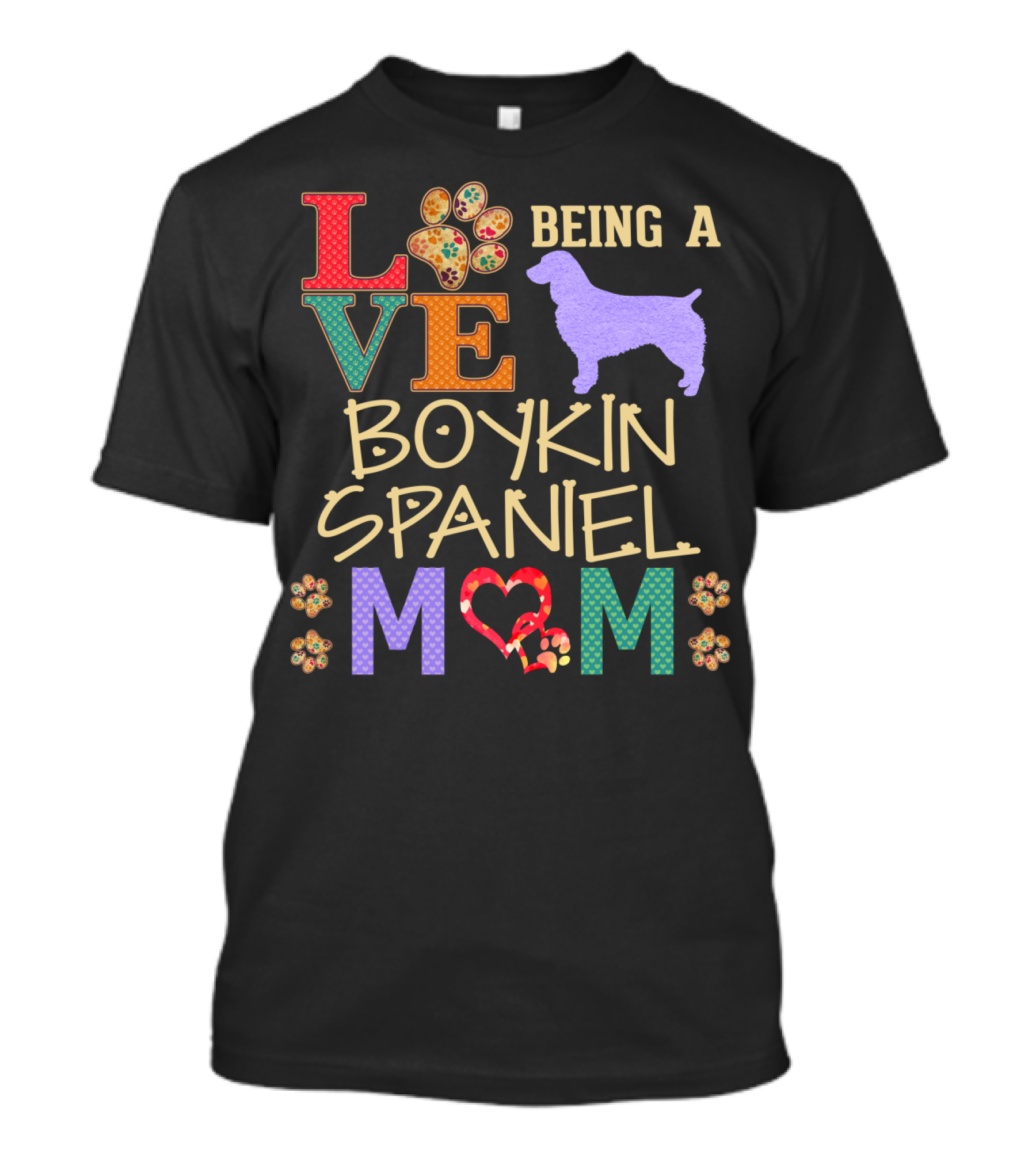 Love Being A Boykin Spaniel Mom T-Shirt