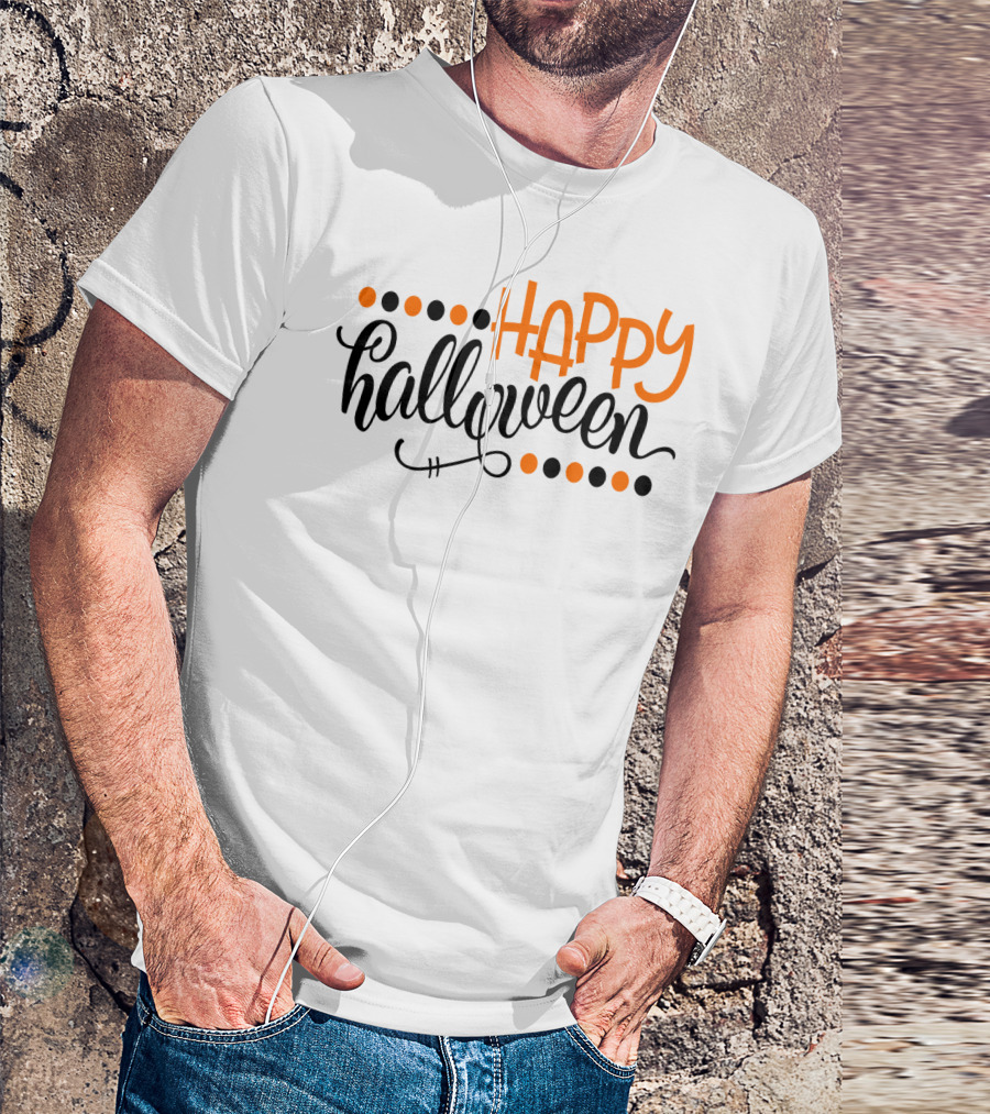 Happy Halloween Script Mom Grandma6 T-Shirt