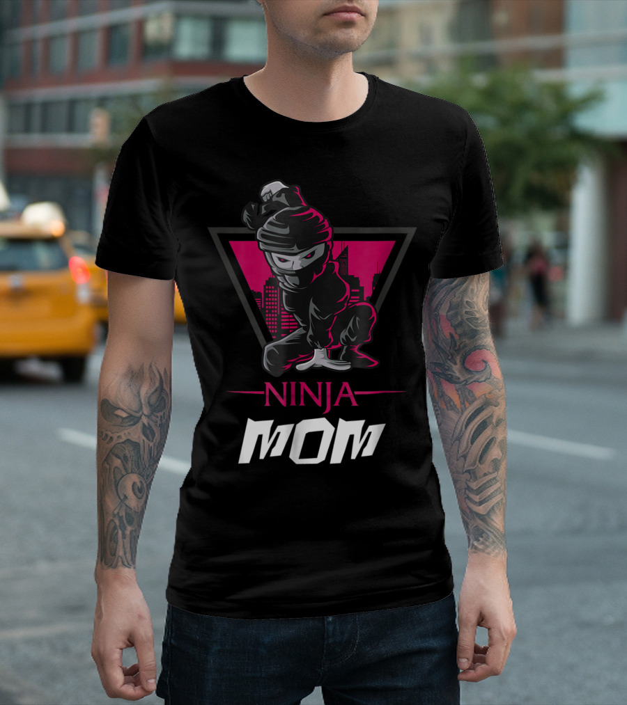 Ninja Mom Urban Warrior Style Mother3 T-Shirt