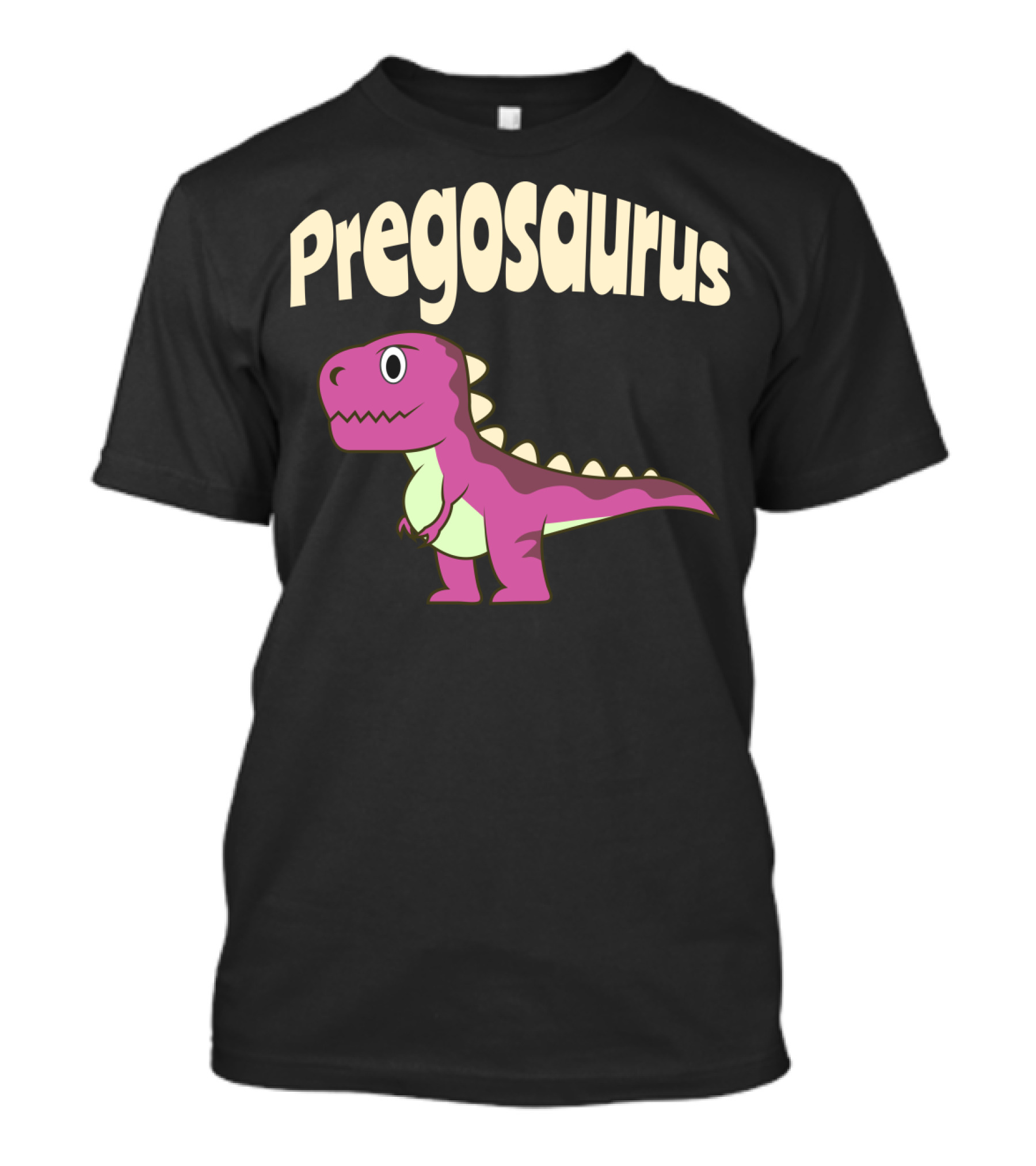 Pregosaurus Dinosaur Mom Pregnancy Baby Long T-Shirt
