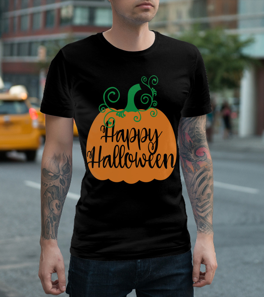 Happy Halloween Pumpkin Teacher Mom4 T-Shirt