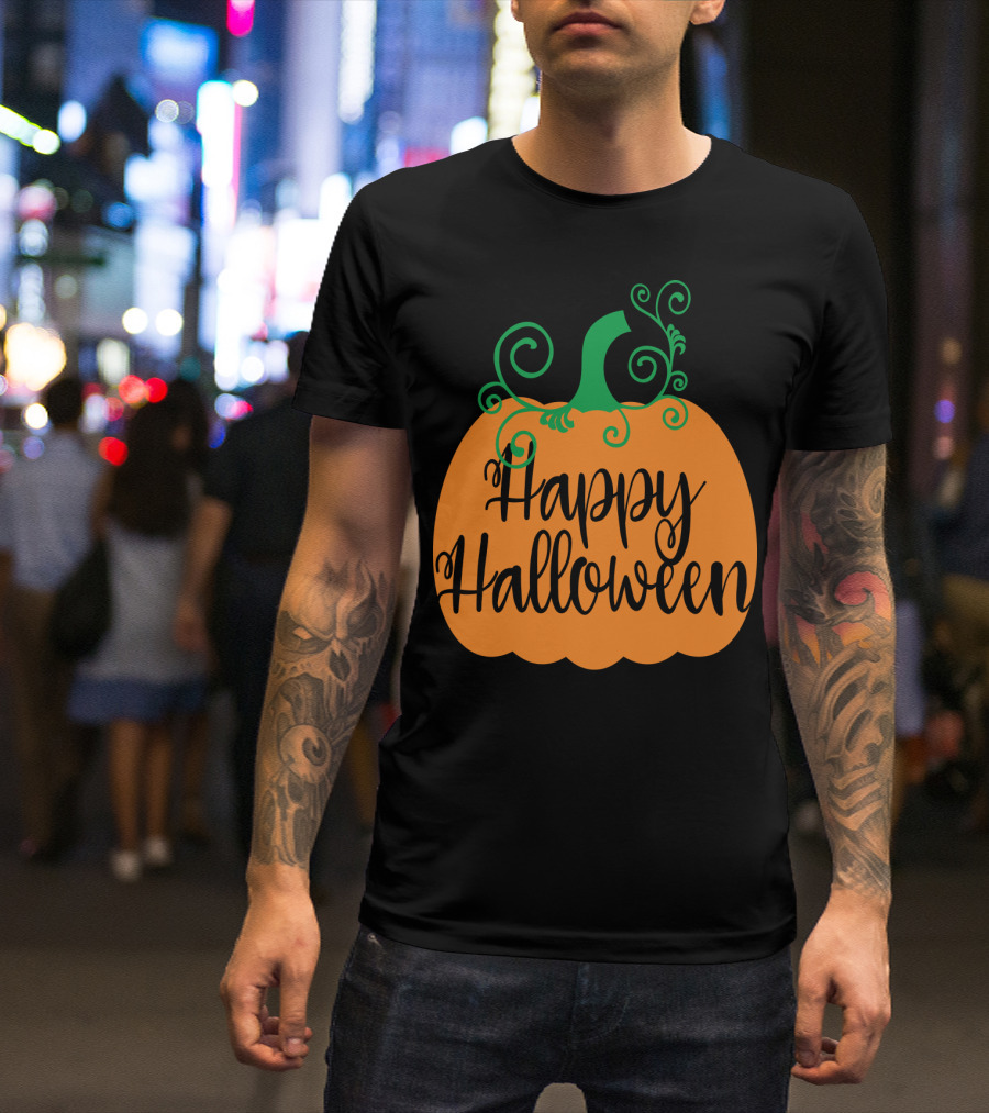 Happy Halloween Pumpkin Teacher Mom4 T-Shirt