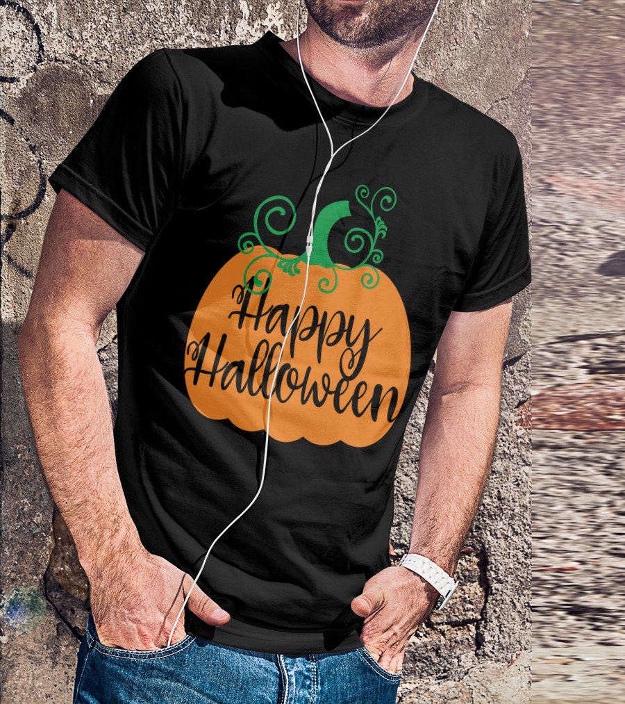 Happy Halloween Pumpkin Teacher Mom4 T-Shirt