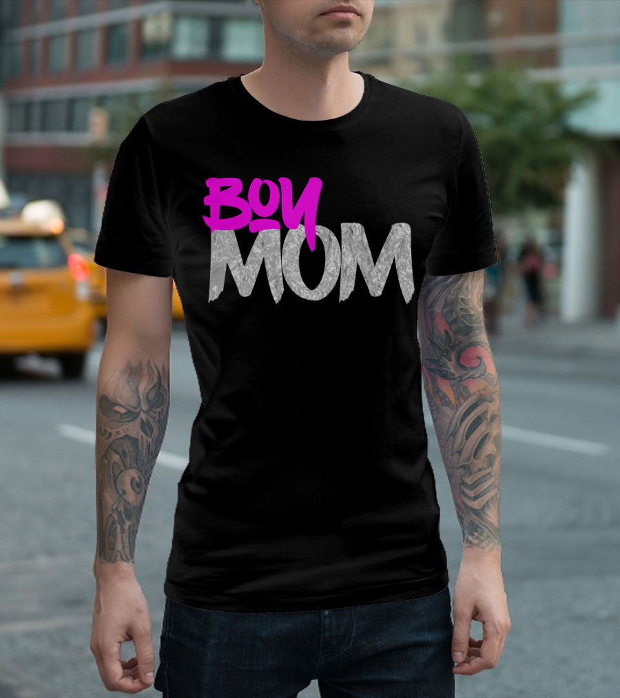 Boy Mom Cute Loving Mothers Of Boys52 T-Shirt