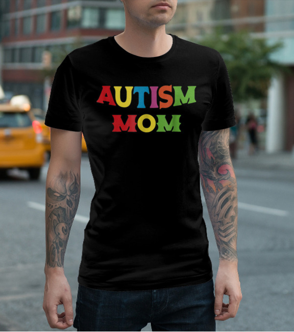 Autism Mom Autism Awareness Rainbow69 T-Shirt
