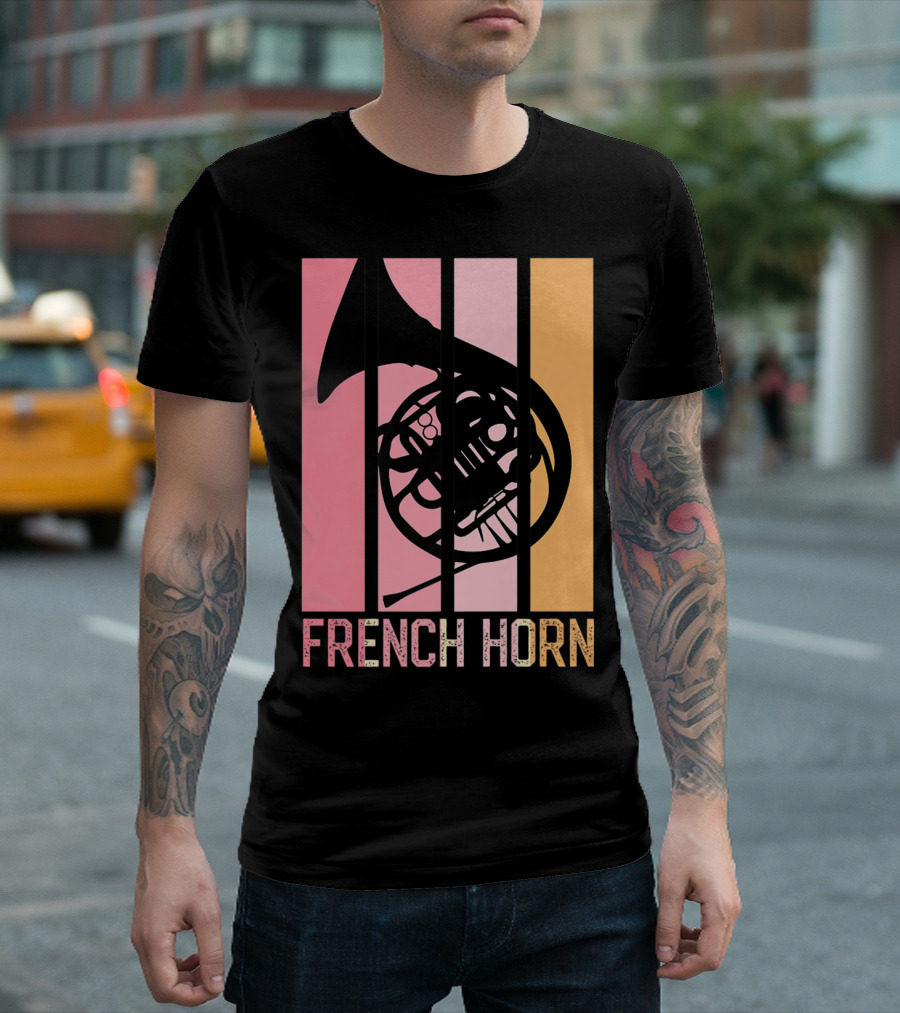 Band Mom Marching French Horn School75 T-Shirt