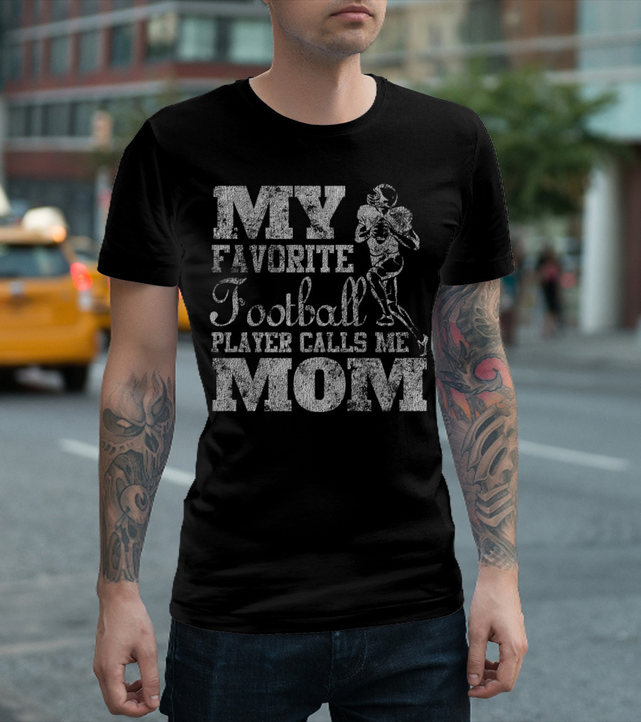 My Favorite Football Player Calls Me Mom Vintage20 T-Shirt