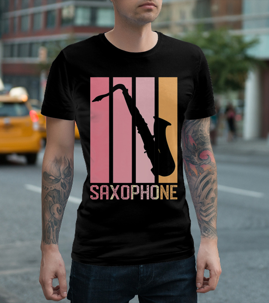 Saxophone Band Mom Marching Band School Music T-Shirt