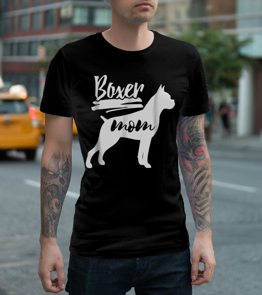 Boxer Mom Dog T-Shirt