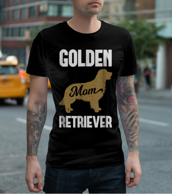 Golden Retriever Mom Dog T-Shirt