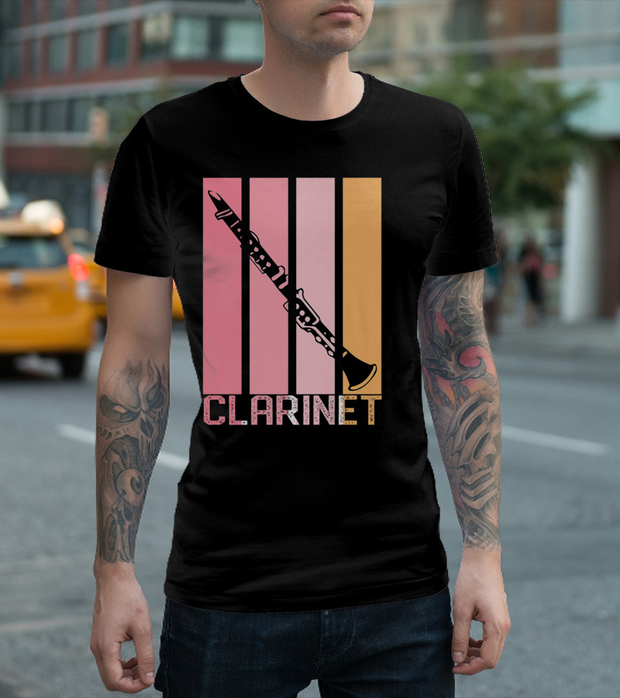 Band Mom Clarinet Marching Band School Clarinet T-Shirt