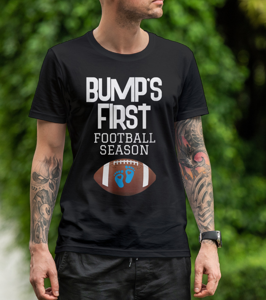 Bump's First Football Season New Mom To Be T-Shirt