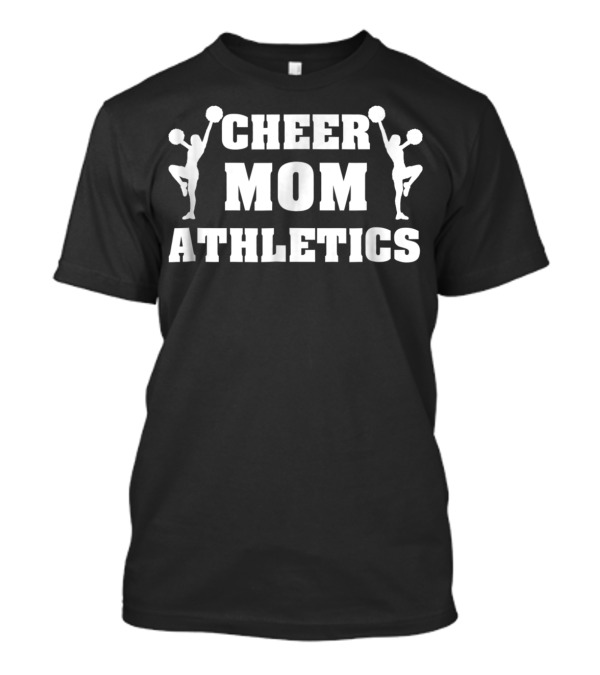 Cheer Mom Athletics Pom Poms Enthusiast T-Shirt