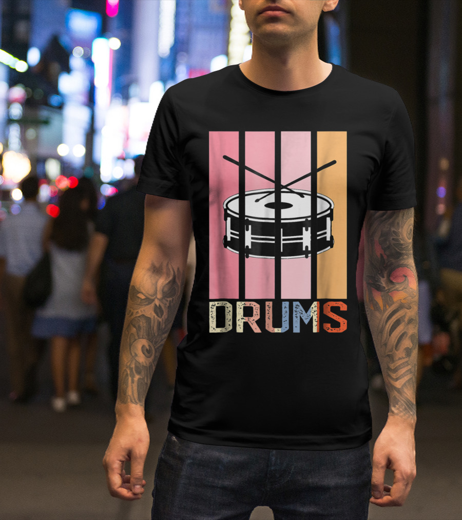 Drum Mom Marching Band High School Drums Drums95 T-Shirt