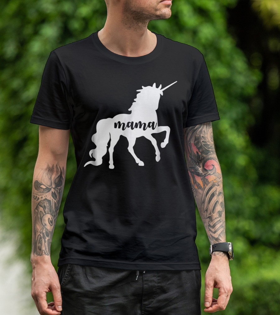 Mama Unicorn Horse New T-Shirt