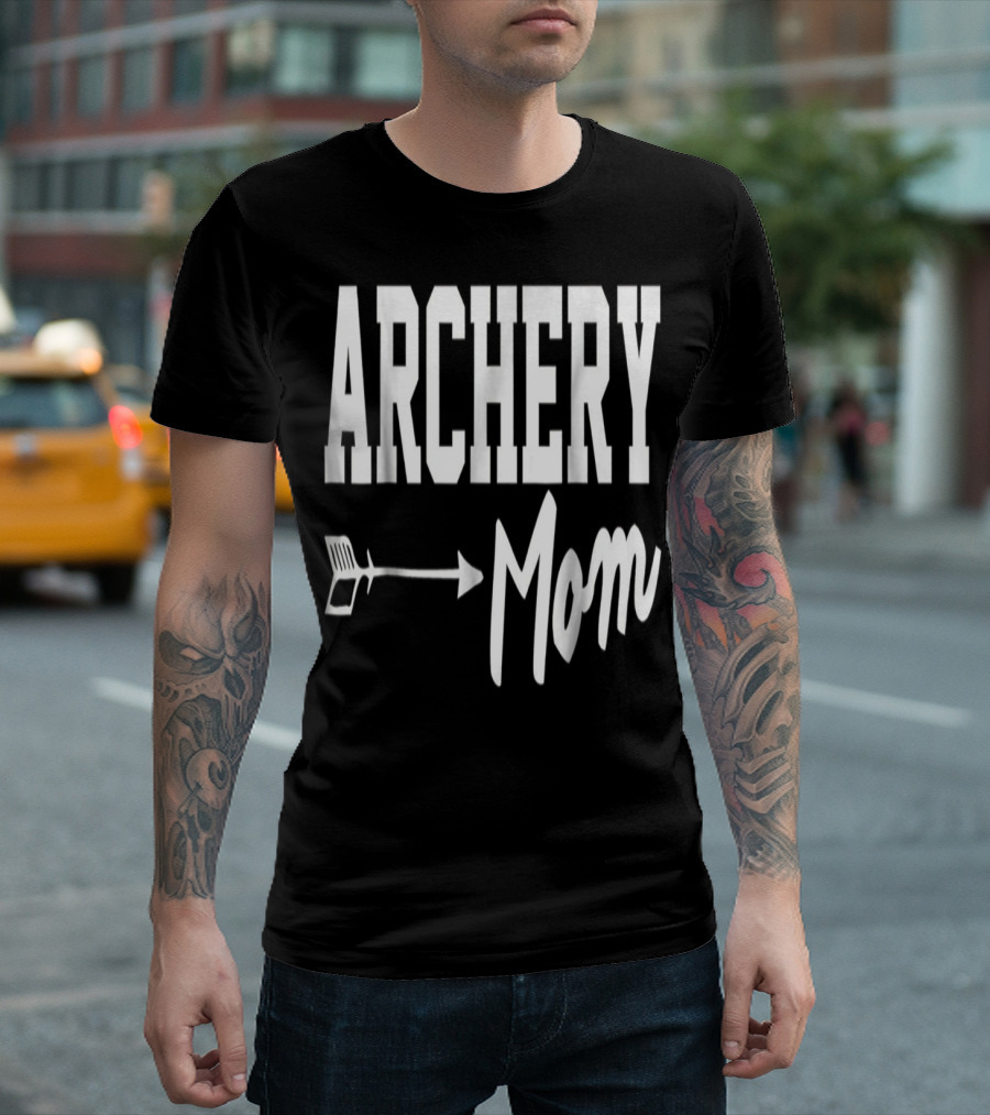 ARCHERY MOM Bow Arrow T-Shirt