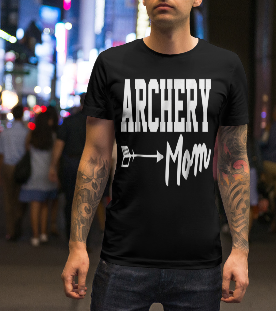 ARCHERY MOM Bow Arrow T-Shirt
