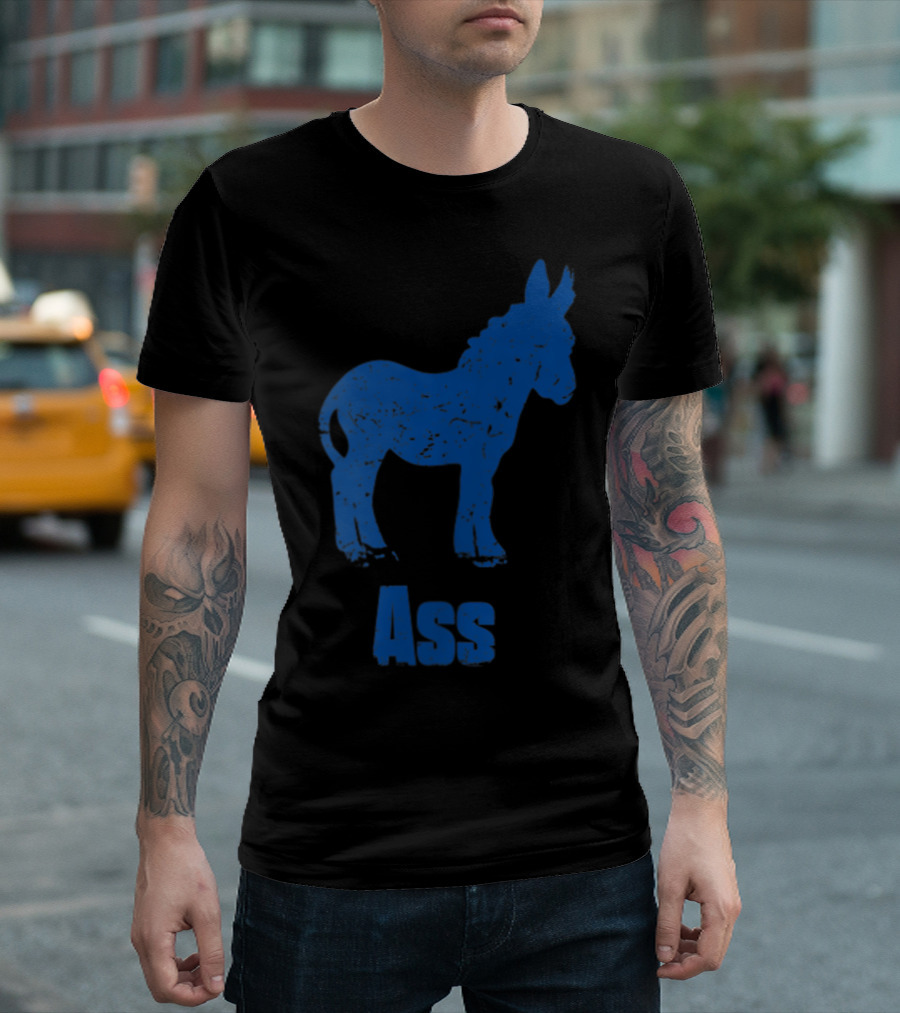 Ass Donkey Funny Dad Husband Wife72 T-Shirt
