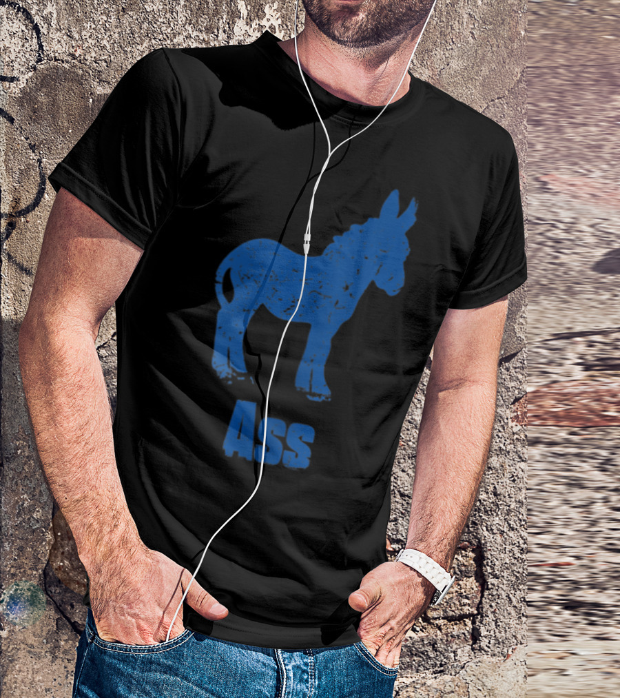 Ass Donkey Funny Dad Husband Wife72 T-Shirt