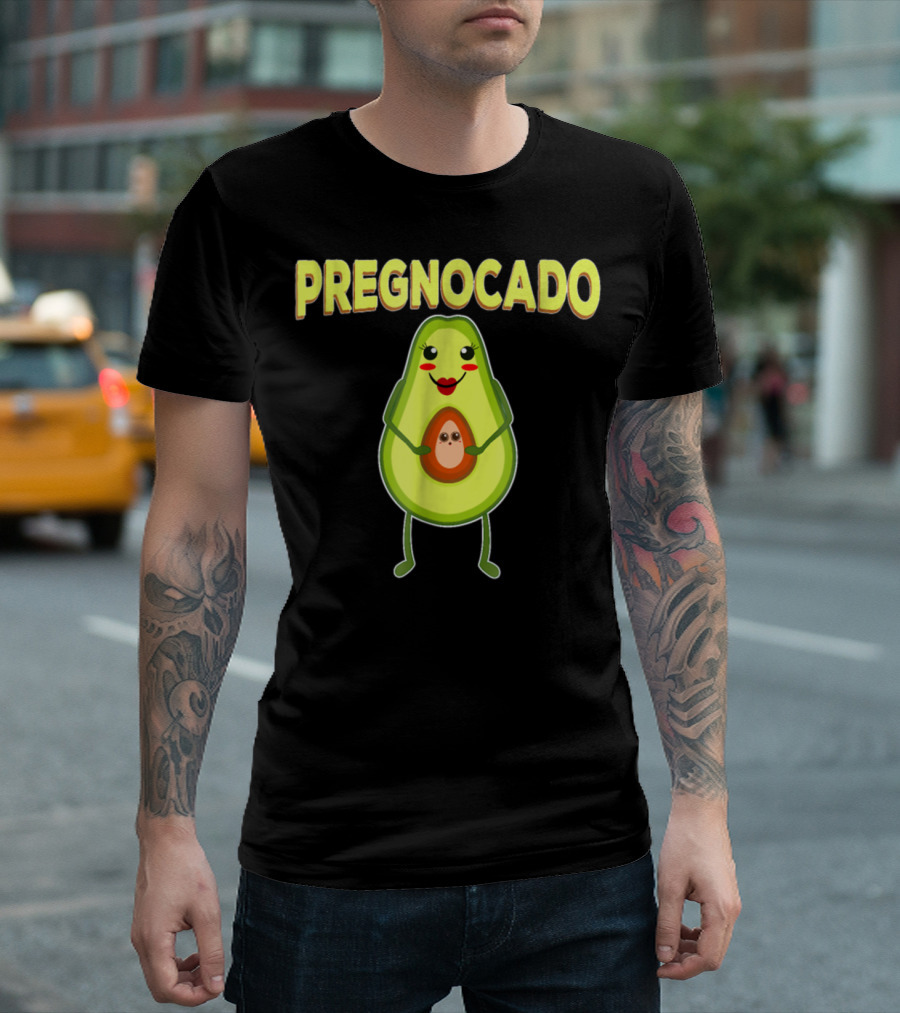 Pregnocado Avocado Pregnant Food Pregnancy Announcement T-Shirt