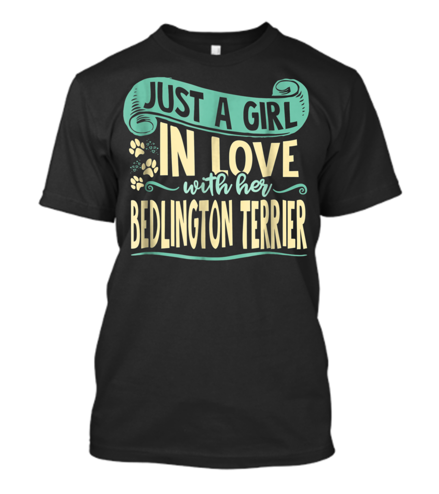 Just A Girl In Love With Her Bedlington Terrier T-Shirt