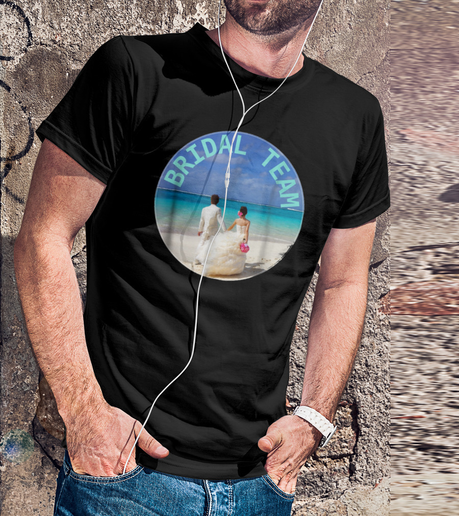 Bridal Team Beach Wedding T-Shirt