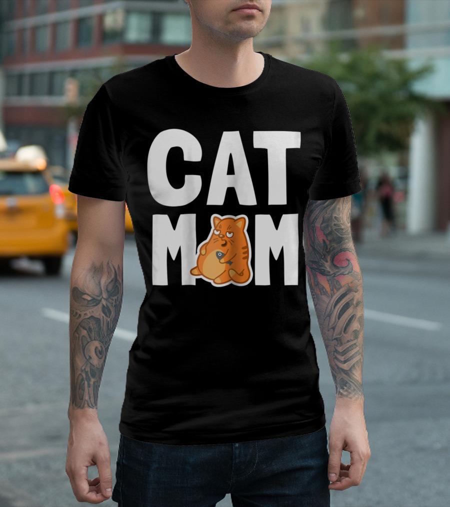 CAT MOM I Cool Pet Owner Mother T-Shirt