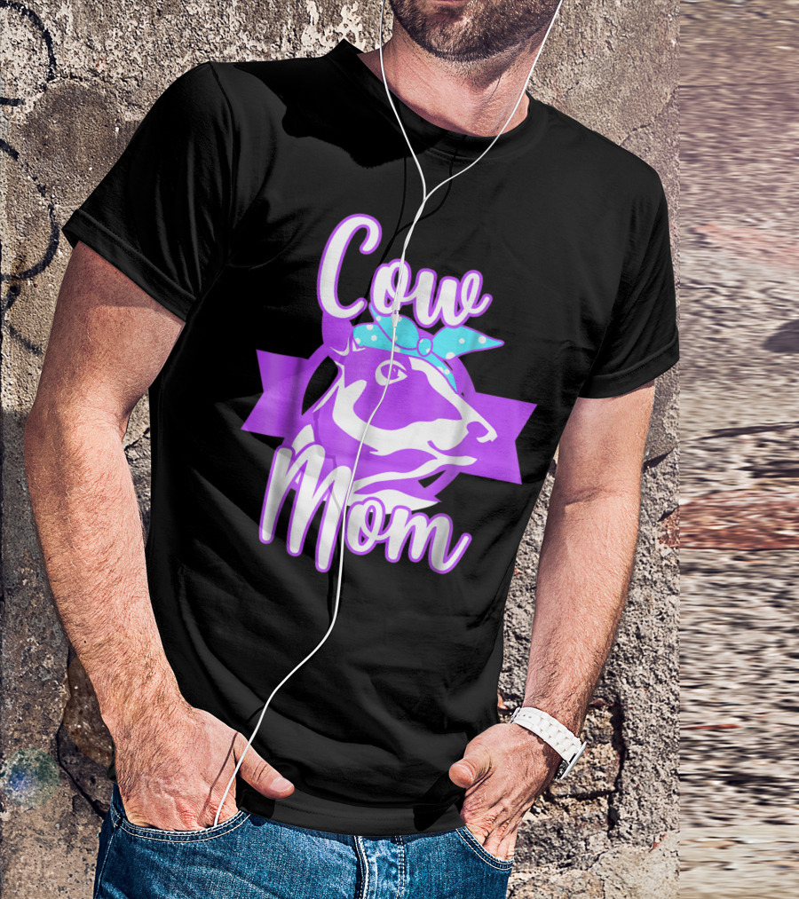 Cow Mom Crazy Cow Lady Dairy Farmer T-Shirt