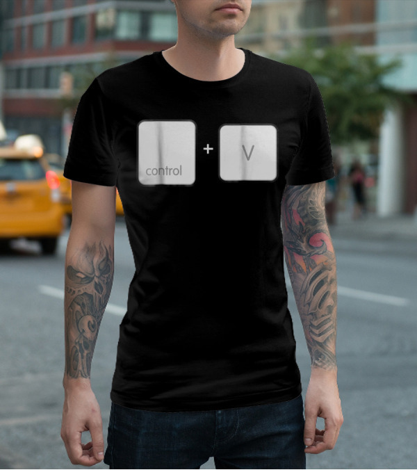 Control V Plus Daddy Daughter Copy And Paste T-Shirt