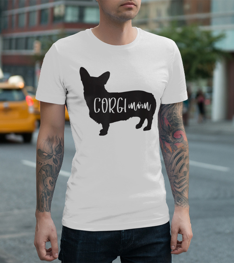Corgi Mom Corgi Dog T-Shirt