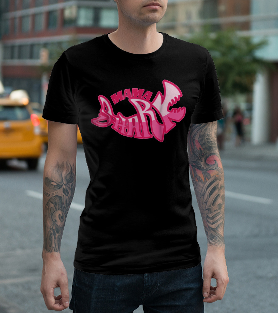 Mama Shark Cute Stylist Mom Mothers Wife T-Shirt