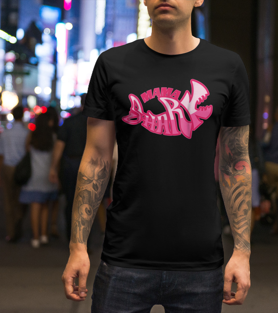 Mama Shark Cute Stylist Mom Mothers Wife T-Shirt