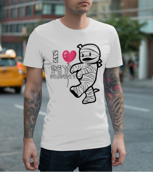 I Love My Mummy Cute Heart Balloon T-Shirt