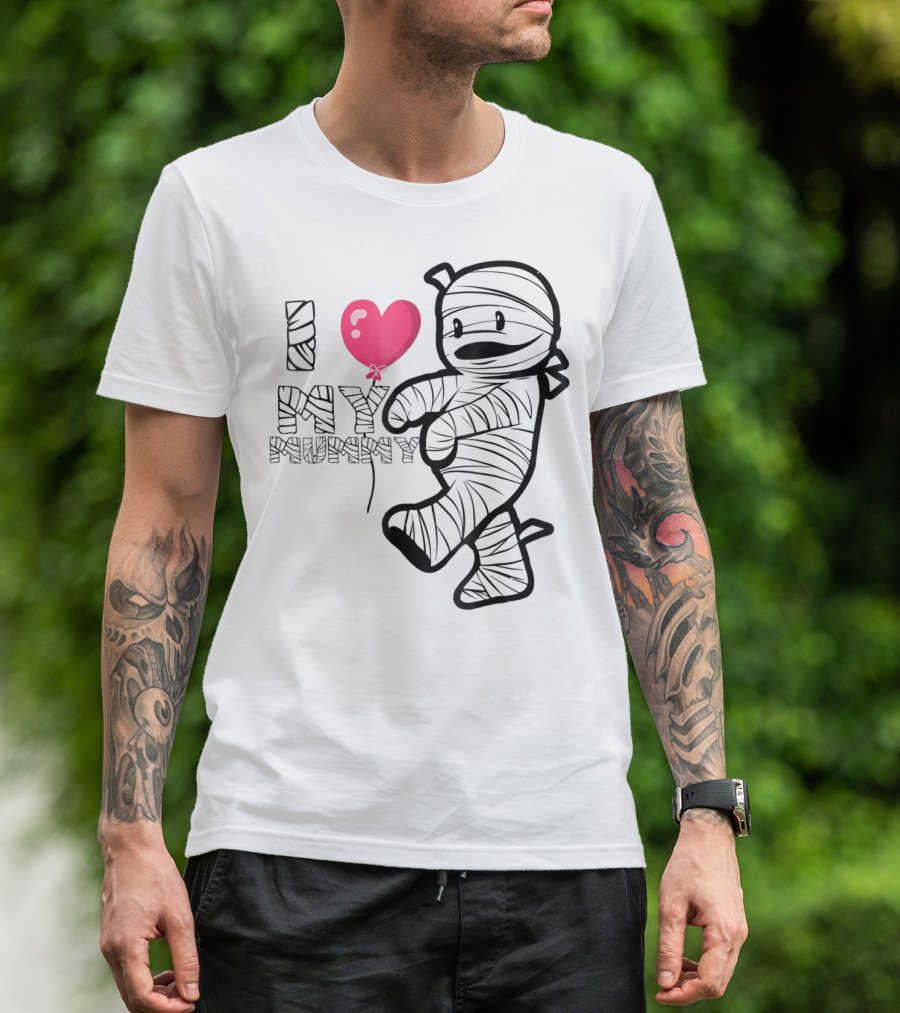 I Love My Mummy Cute Heart Balloon T-Shirt