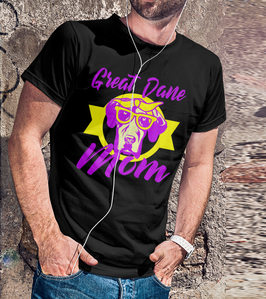 Great Dane Mom Women Puppy T-Shirt