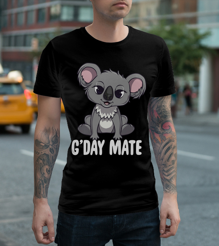G'day Mate Kawaii Koala Australia T-Shirt