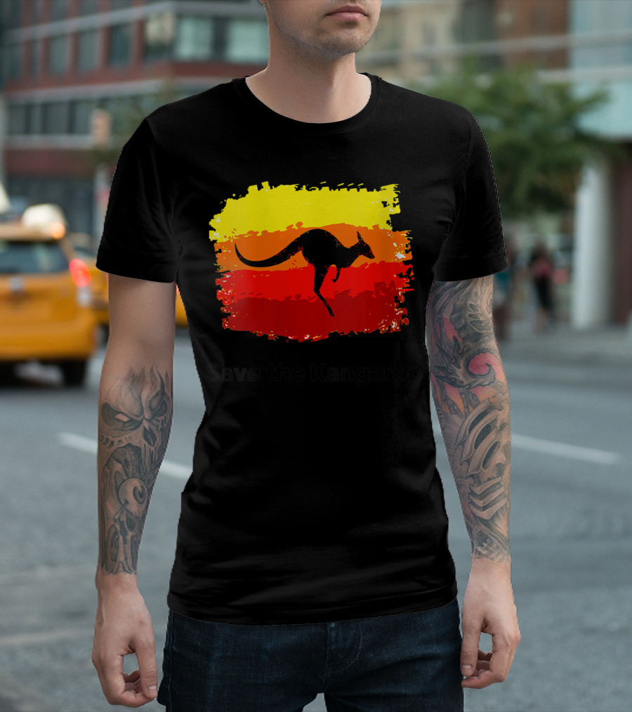 Save the Kangaroo Pray For Australia Rain T-Shirt