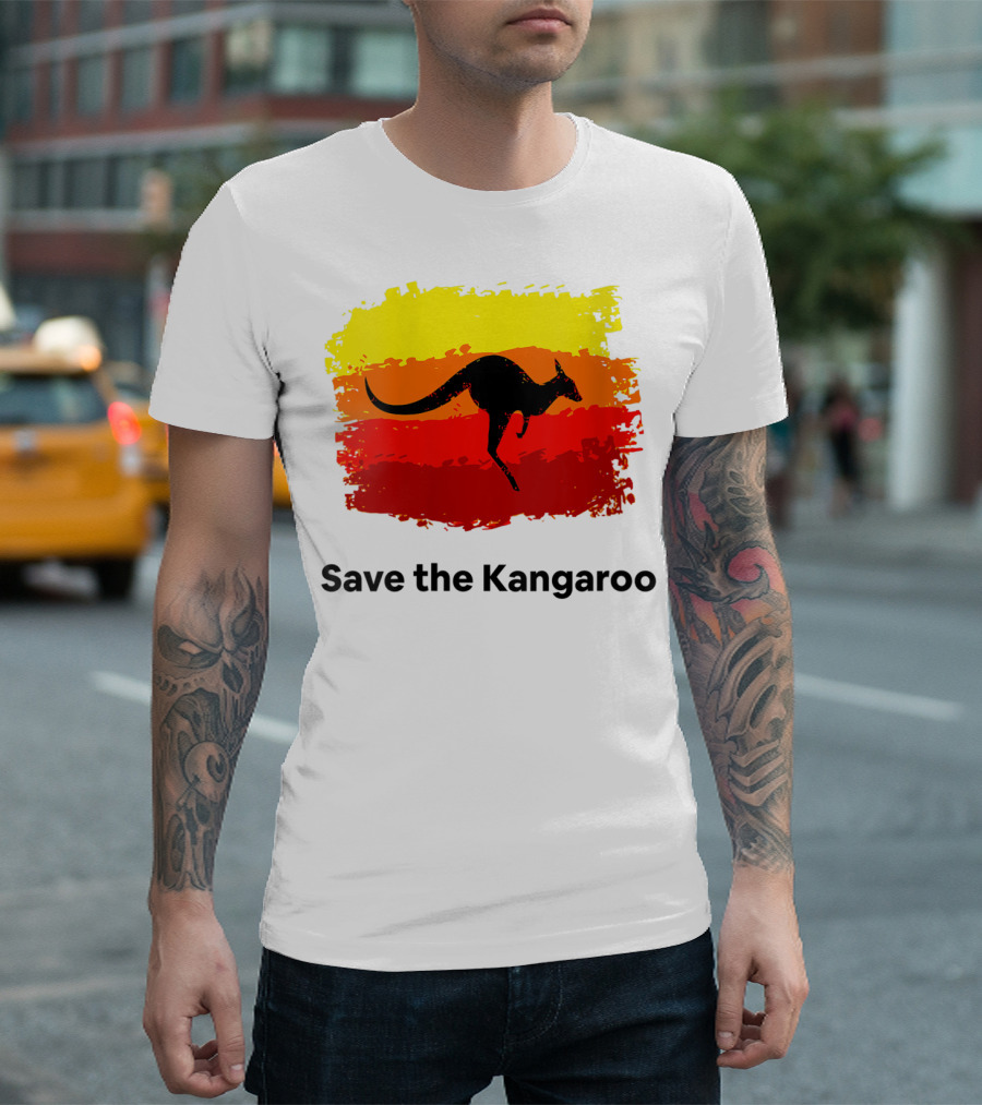 Save the Kangaroo Pray For Australia Rain T-Shirt