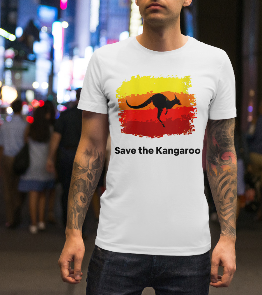 Save The Kangaroo Pray For Australia Rain T-Shirt