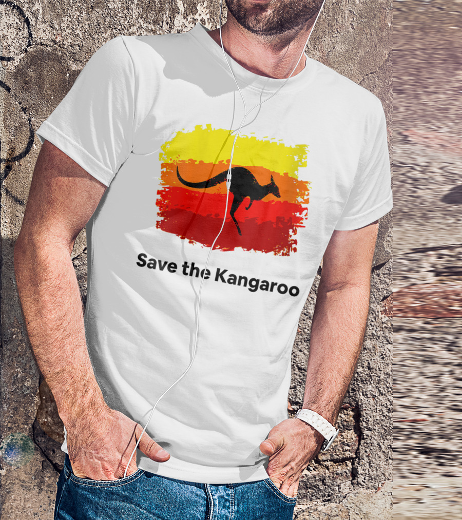 Save The Kangaroo Pray For Australia Rain T-Shirt